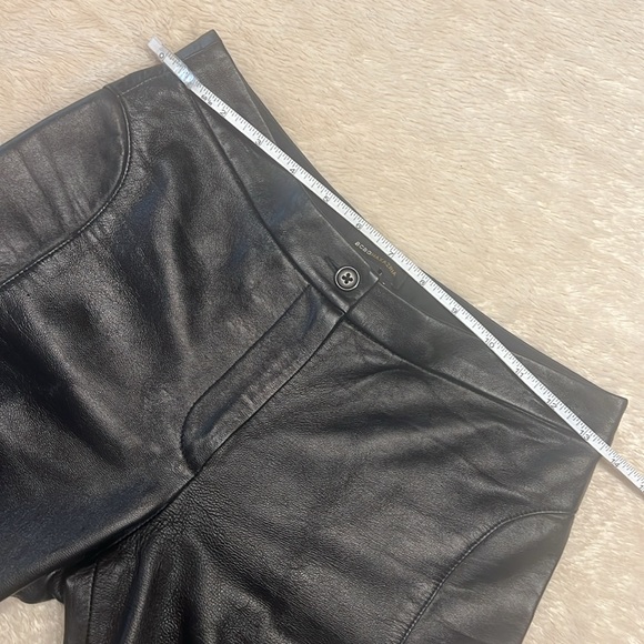 BCBG MAX AZRIA Bon Chic Bon Genre Leather Pants - Picture 9 of 14